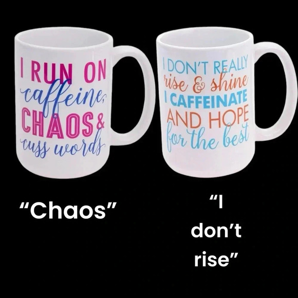 BOSTON INTERNATIONAL Funny Ceramic Mug Coffee Lover Pick One - Picture 4 of 5